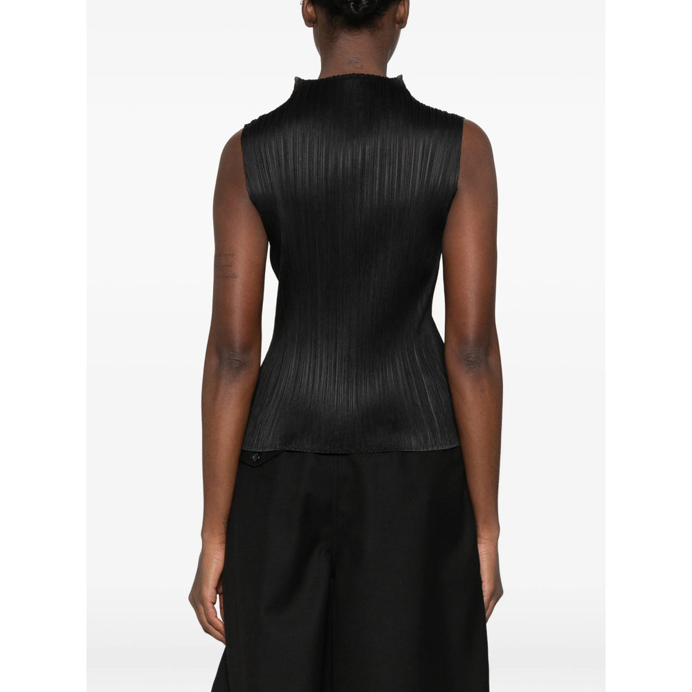 Pleats Please Issey Miyake Black Tops - Vests & Tank Tops Women PLEATS PLEASE ISSEY MIYAKE