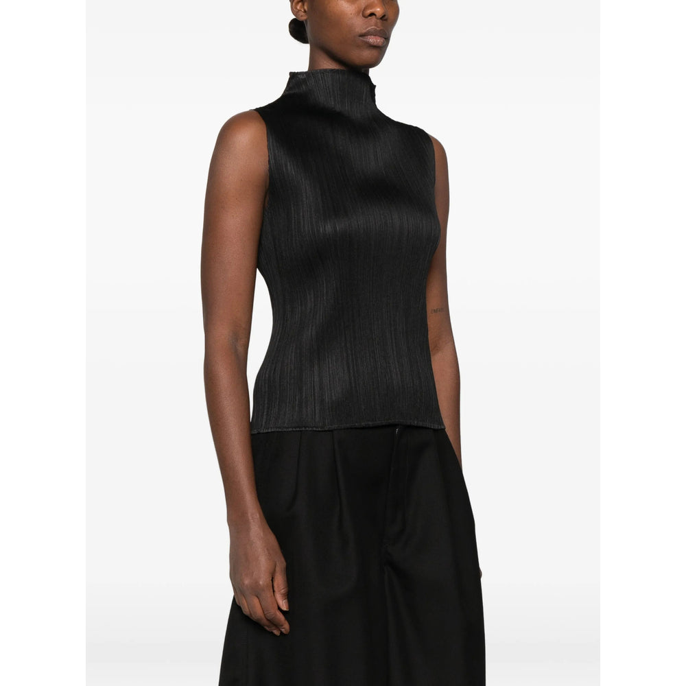 Pleats Please Issey Miyake Black Tops - Vests & Tank Tops Women PLEATS PLEASE ISSEY MIYAKE