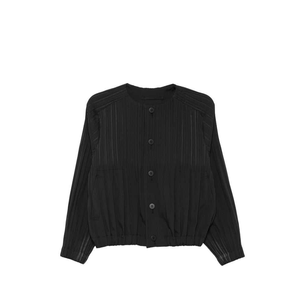 Pleats Please Issey Miyake Black Jackets - Bomber Jackets Women PLEATS PLEASE ISSEY MIYAKE