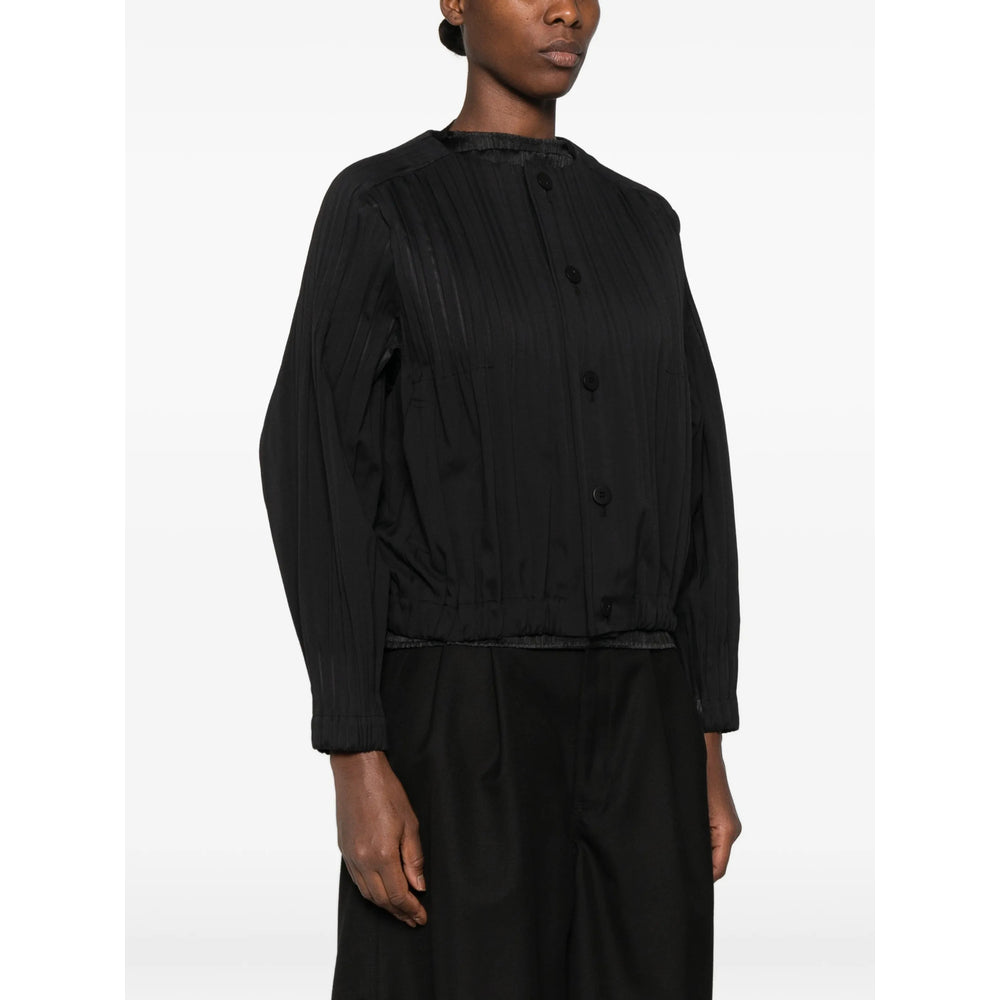 Pleats Please Issey Miyake Black Jackets - Bomber Jackets Women PLEATS PLEASE ISSEY MIYAKE