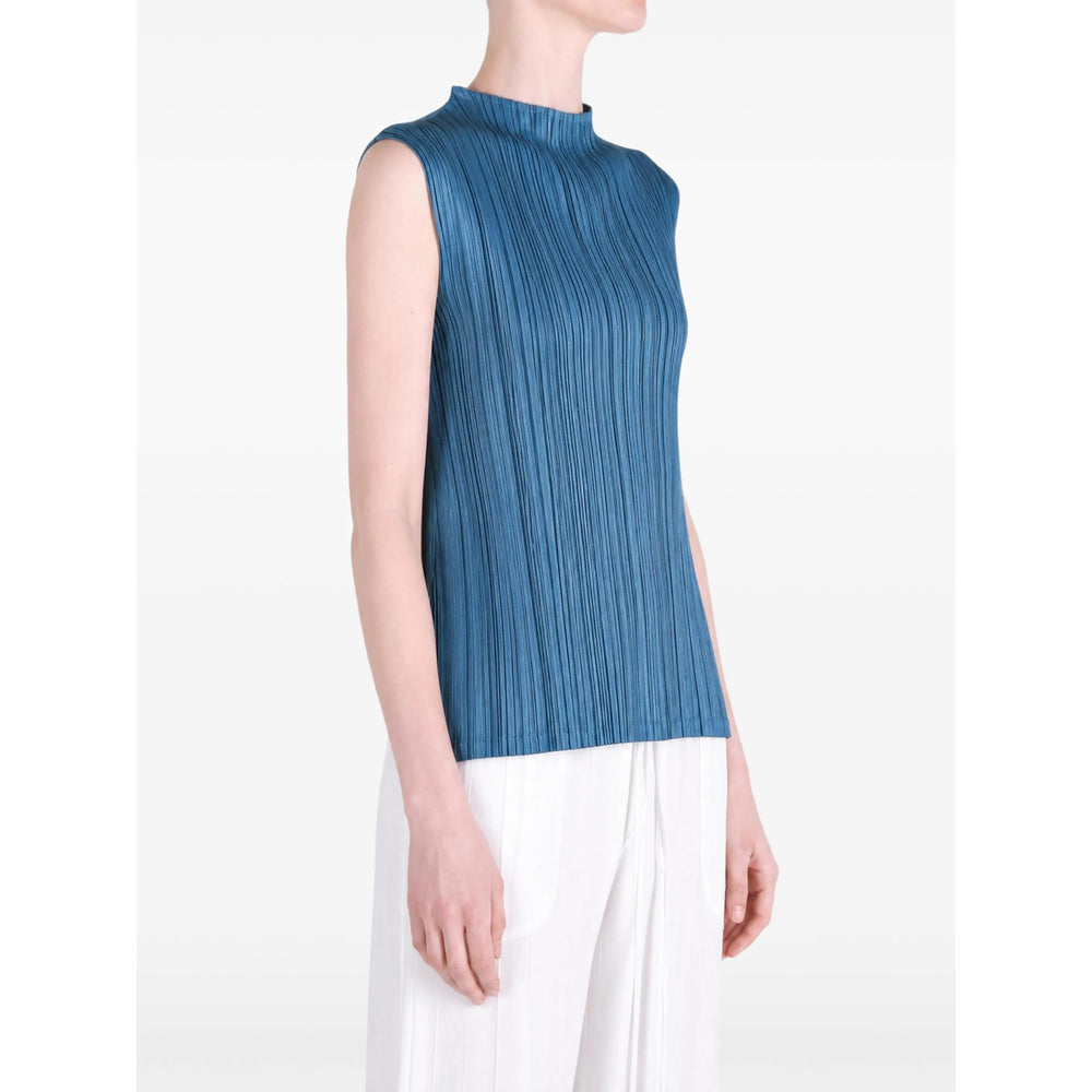 Pleats Please Issey Miyake Blue Tops - Vests & Tank Tops Women PLEATS PLEASE ISSEY MIYAKE