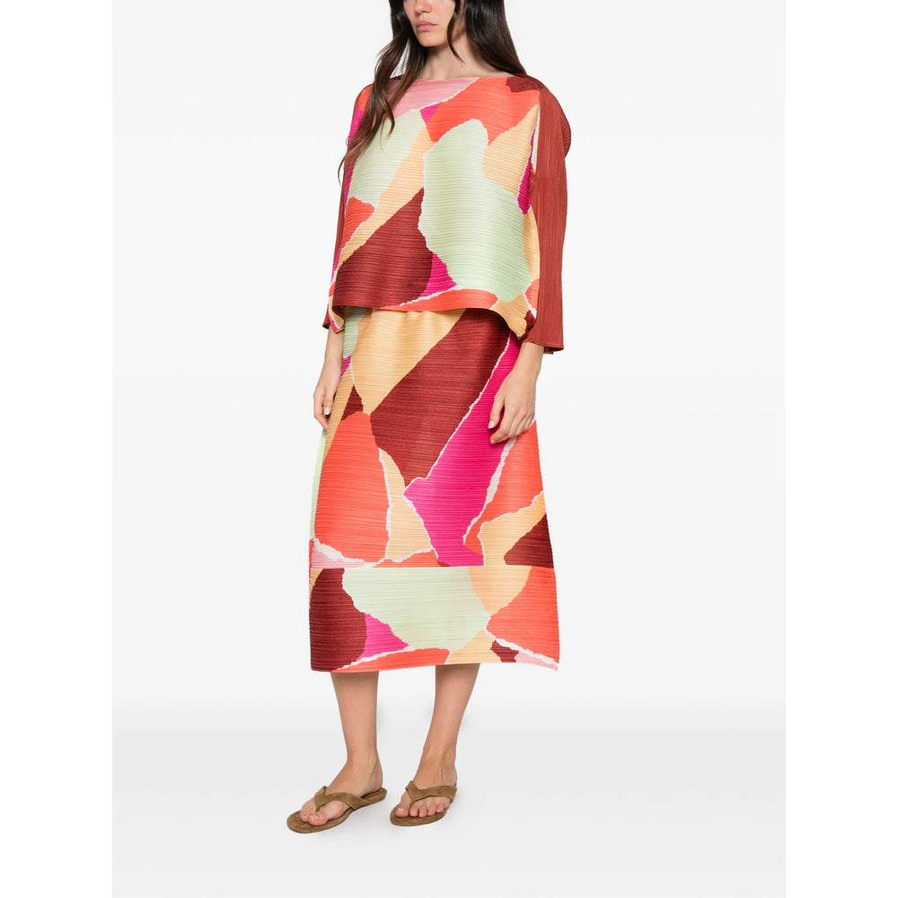 Pleats Please Issey Miyake Brown Tops - Blouses Women PLEATS PLEASE ISSEY MIYAKE