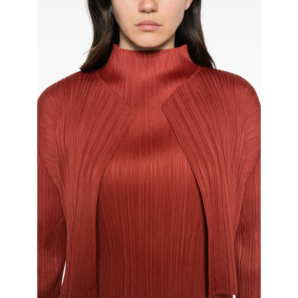 Pleats Please Issey Miyake Brown Jackets - Cropped Jackets Women PLEATS PLEASE ISSEY MIYAKE