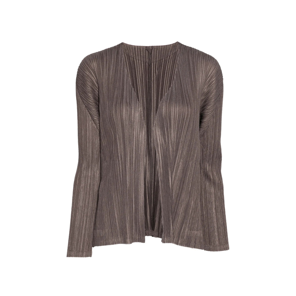Pleats Please Issey Miyake Grey Tops - Cardigans Women PLEATS PLEASE ISSEY MIYAKE