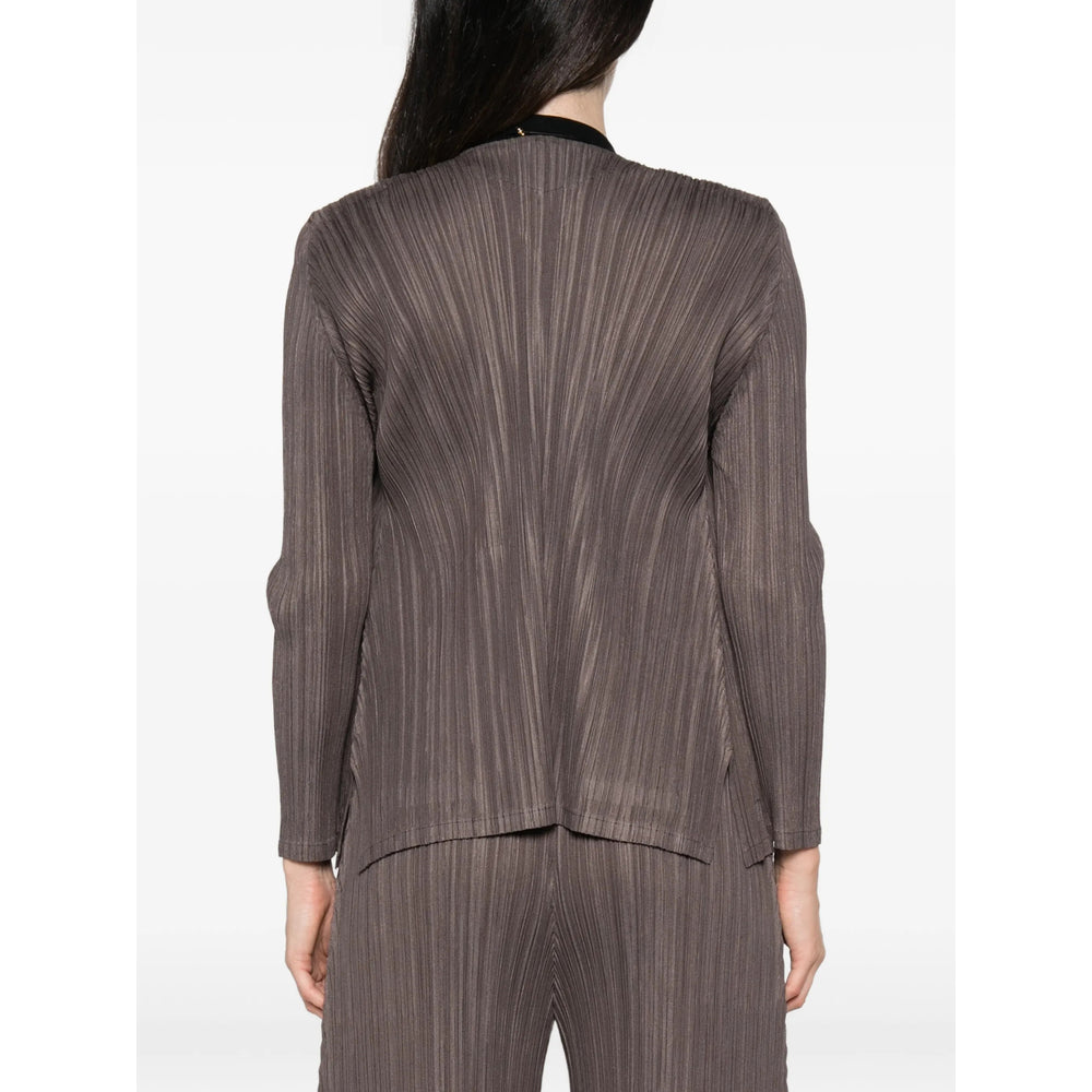 Pleats Please Issey Miyake Grey Tops - Cardigans Women PLEATS PLEASE ISSEY MIYAKE