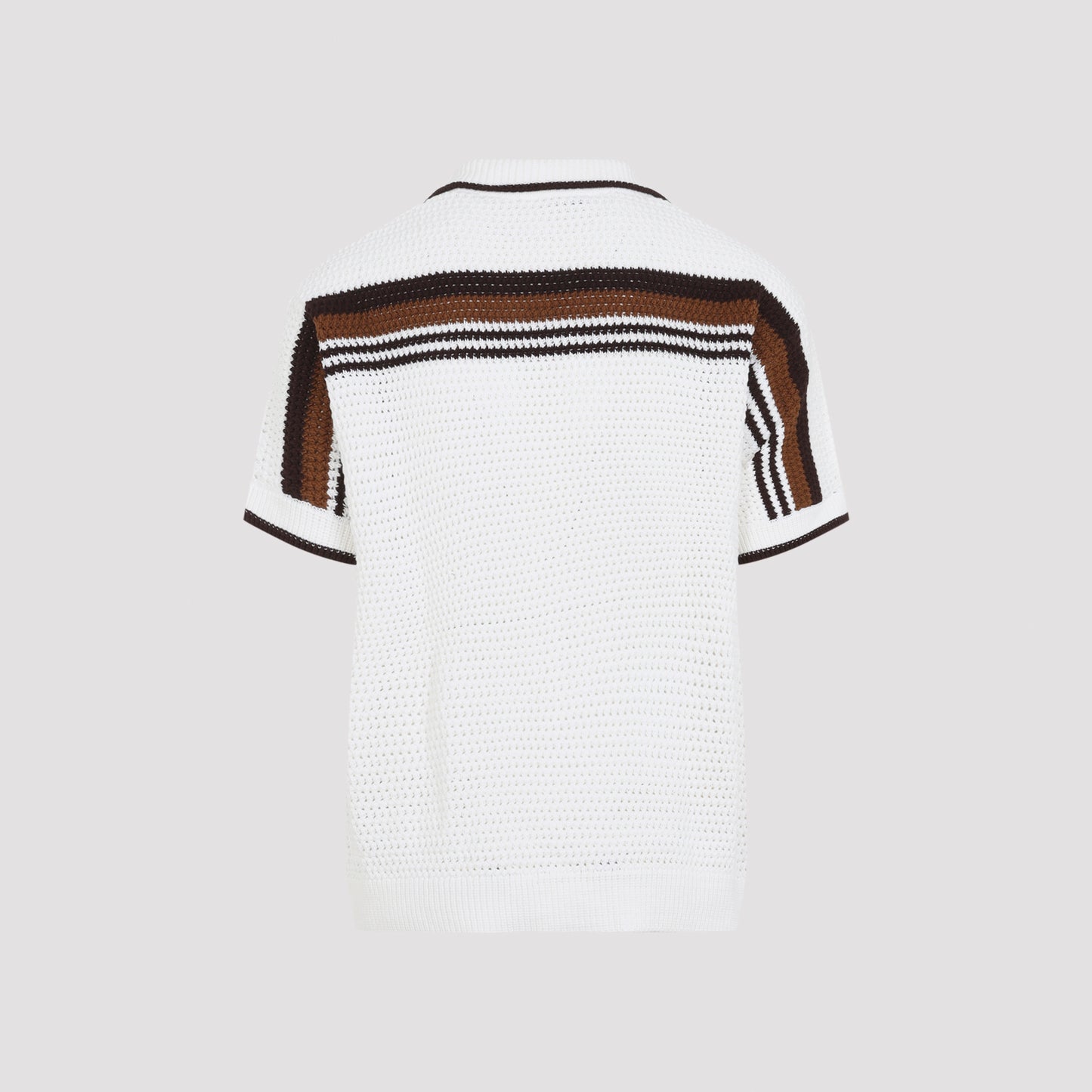 Casablanca Short-Sleeve Crochet Shirt Men CASABLANCA