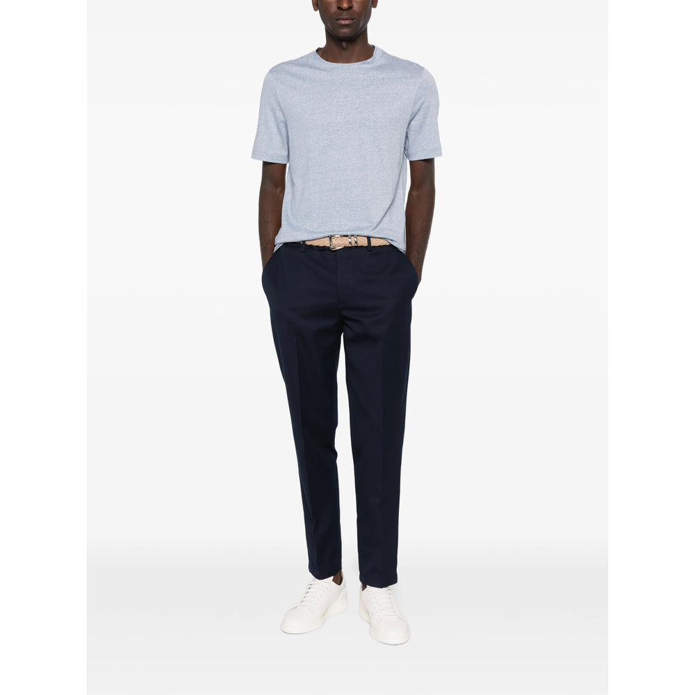 Brunello Cucinelli Blue T-Shirts & Vests - T-Shirts Men BRUNELLO CUCINELLI