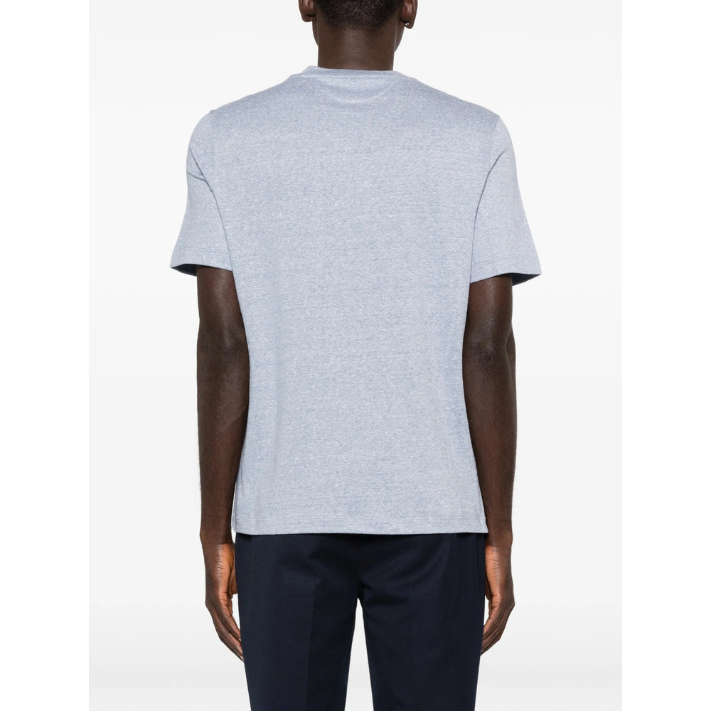 Brunello Cucinelli Blue T-Shirts & Vests - T-Shirts Men BRUNELLO CUCINELLI