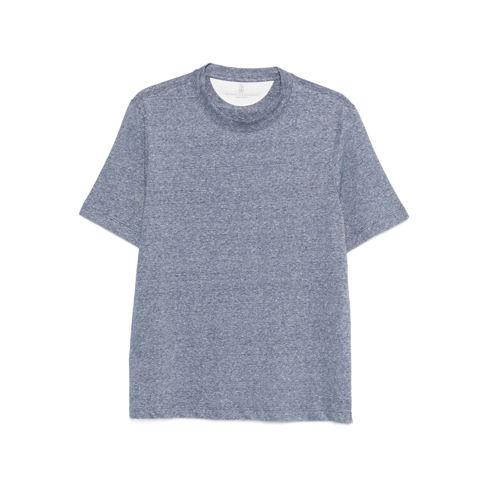 Brunello Cucinelli Blue T-Shirts & Vests - T-Shirts Men BRUNELLO CUCINELLI