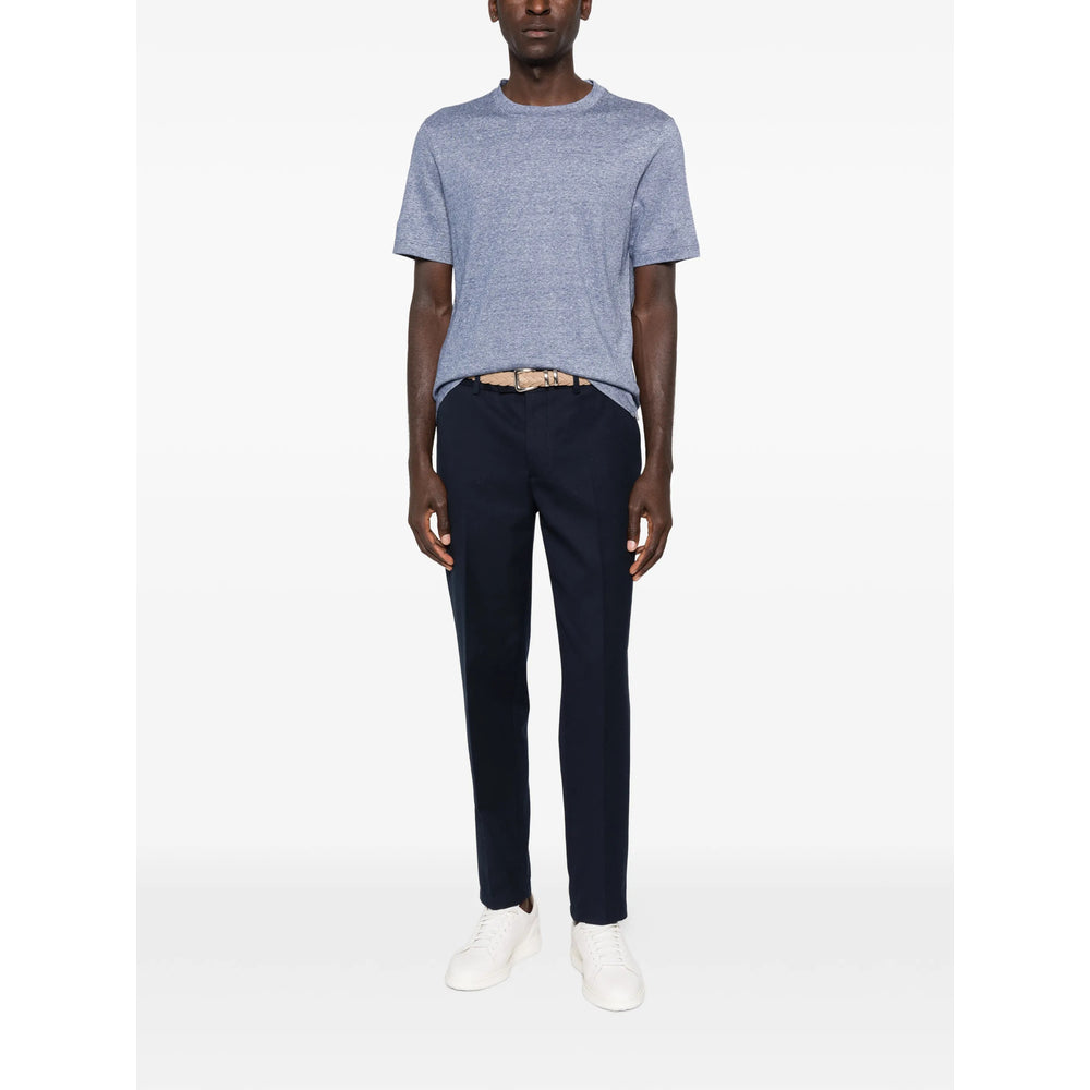 Brunello Cucinelli Blue T-Shirts & Vests - T-Shirts Men BRUNELLO CUCINELLI
