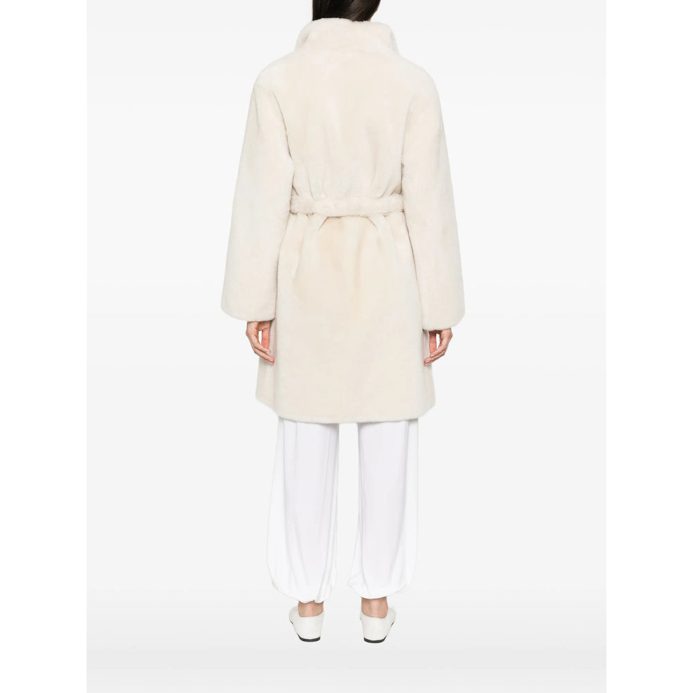 Yves Salomon Neutrals Coats - Faux Fur Coats Women YVES SALOMON