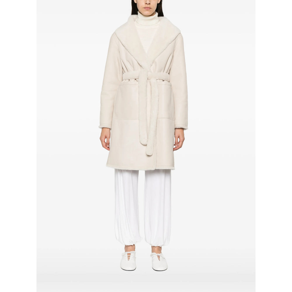 Yves Salomon Neutrals Coats - Faux Fur Coats Women YVES SALOMON