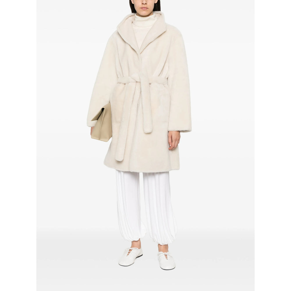 Yves Salomon Neutrals Coats - Faux Fur Coats Women YVES SALOMON