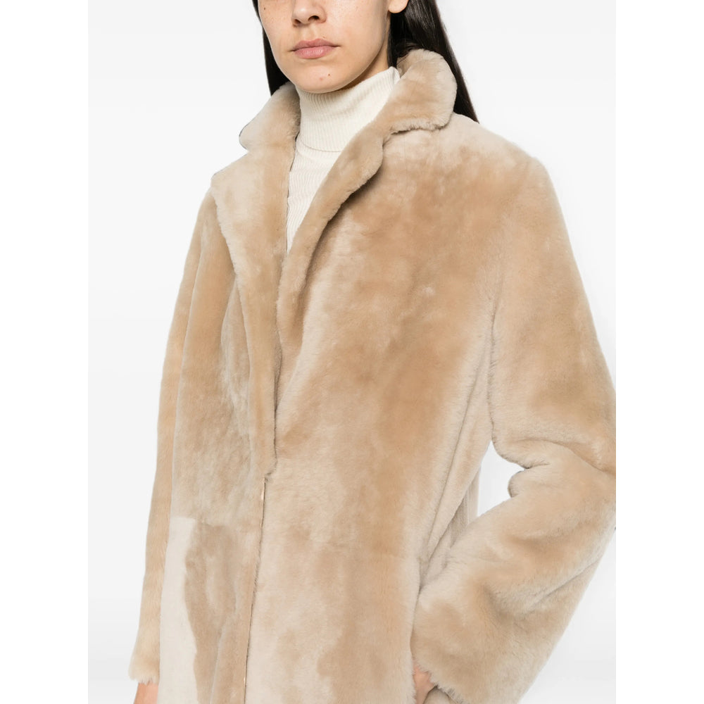 Yves Salomon Neutrals Coats - Faux Fur Coats Women YVES SALOMON