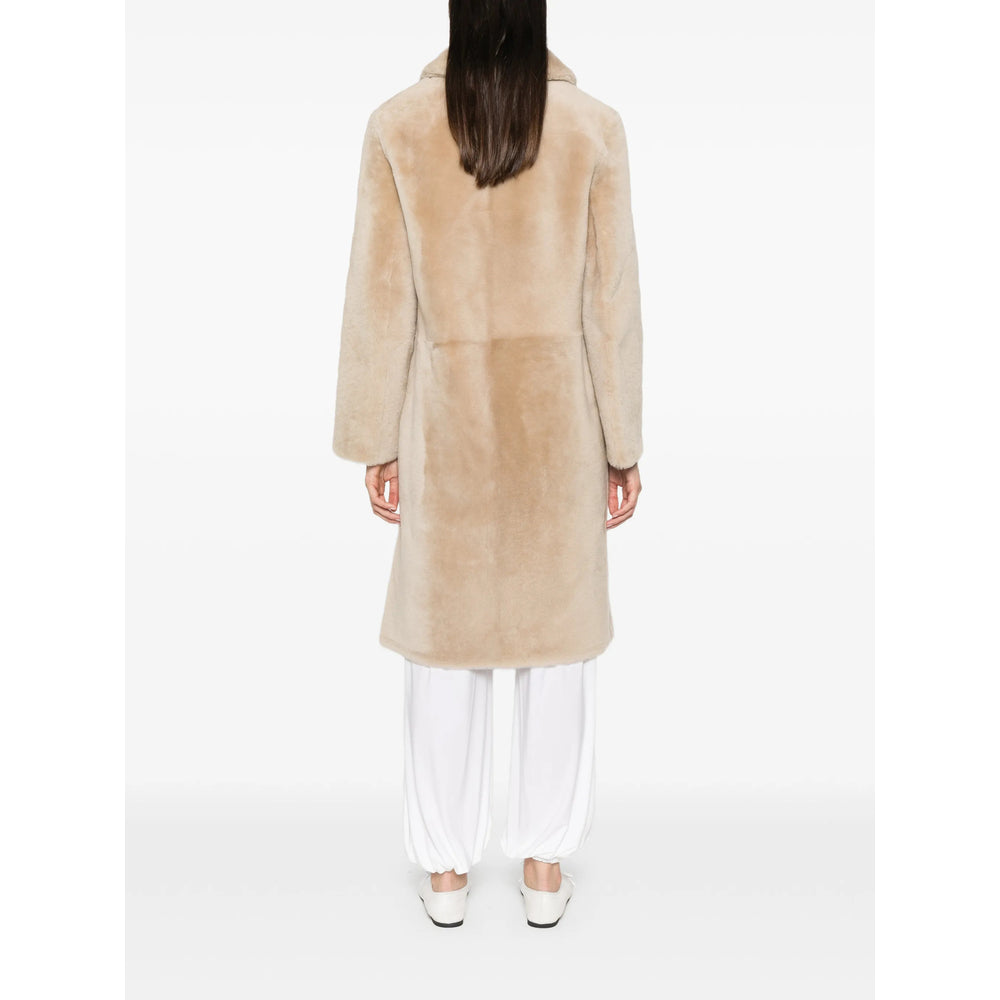 Yves Salomon Neutrals Coats - Faux Fur Coats Women YVES SALOMON