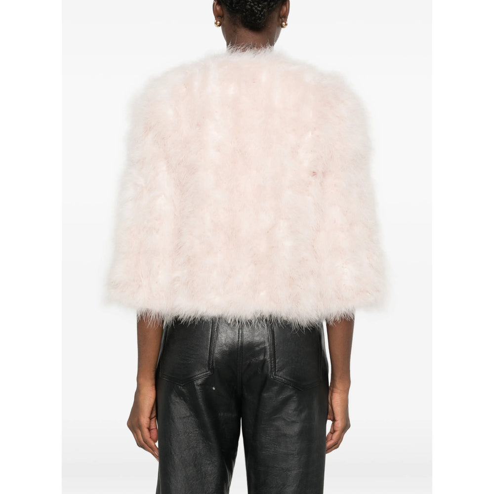 Yves Salomon Pink Jackets - Cropped Jackets Women YVES SALOMON
