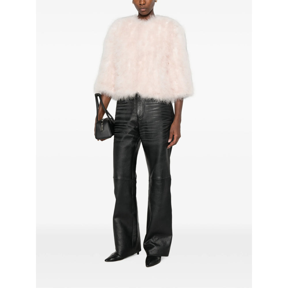Yves Salomon Pink Jackets - Cropped Jackets Women YVES SALOMON