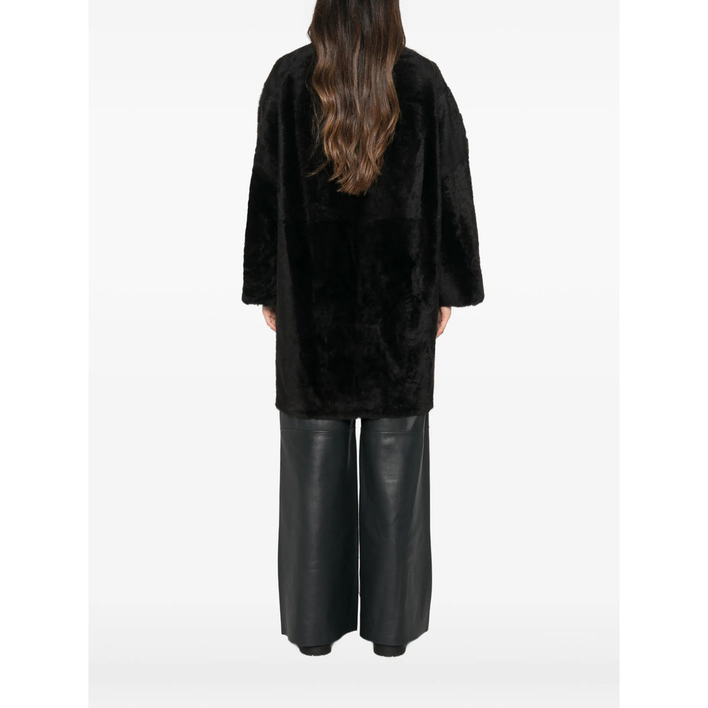 Yves Salomon Black Coats Women YVES SALOMON