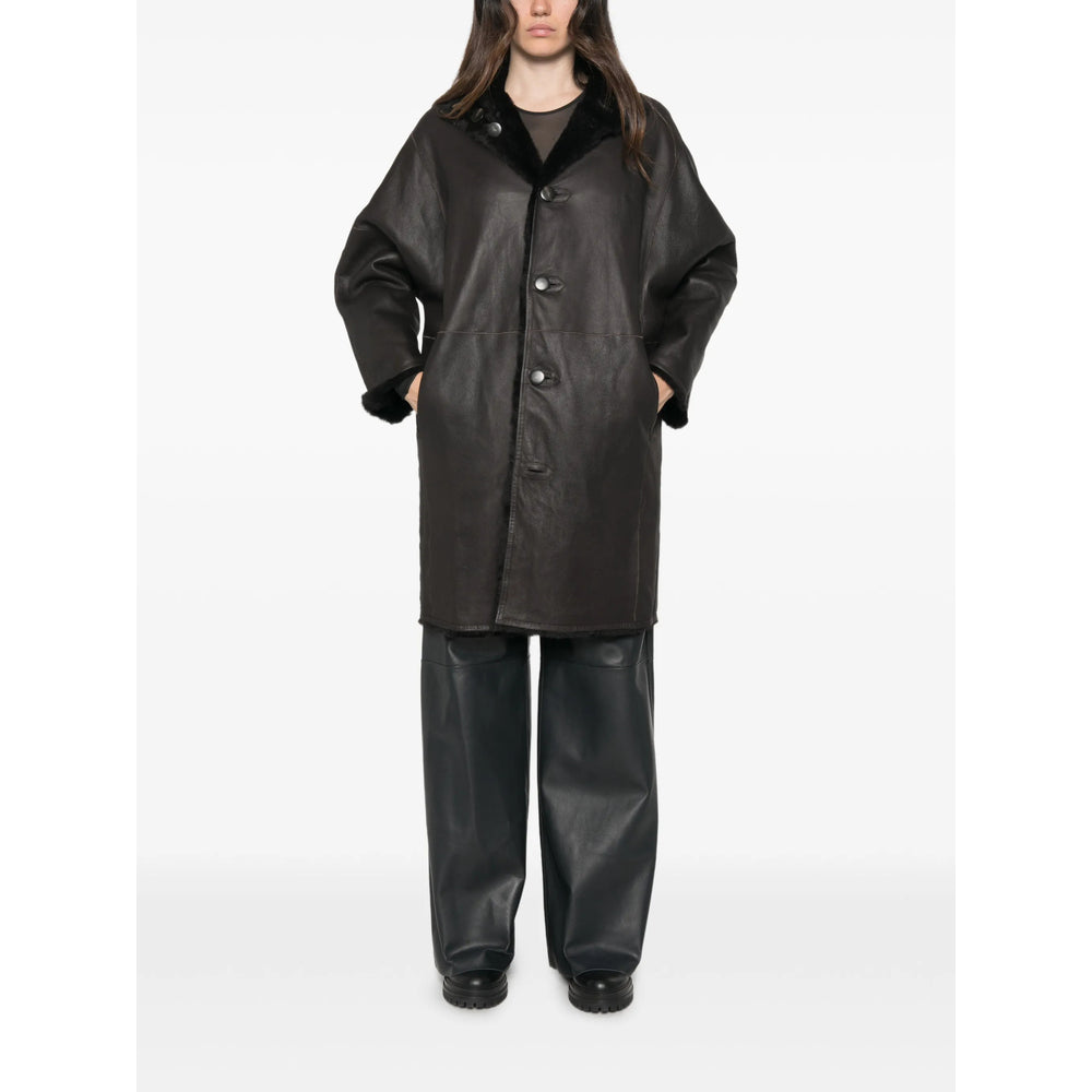 Yves Salomon Black Jackets - Faux Fur & Shearling Jackets Women YVES SALOMON