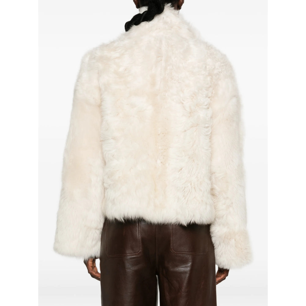 Yves Salomon Neutrals Jackets - Faux Fur & Shearling Jackets Women YVES SALOMON