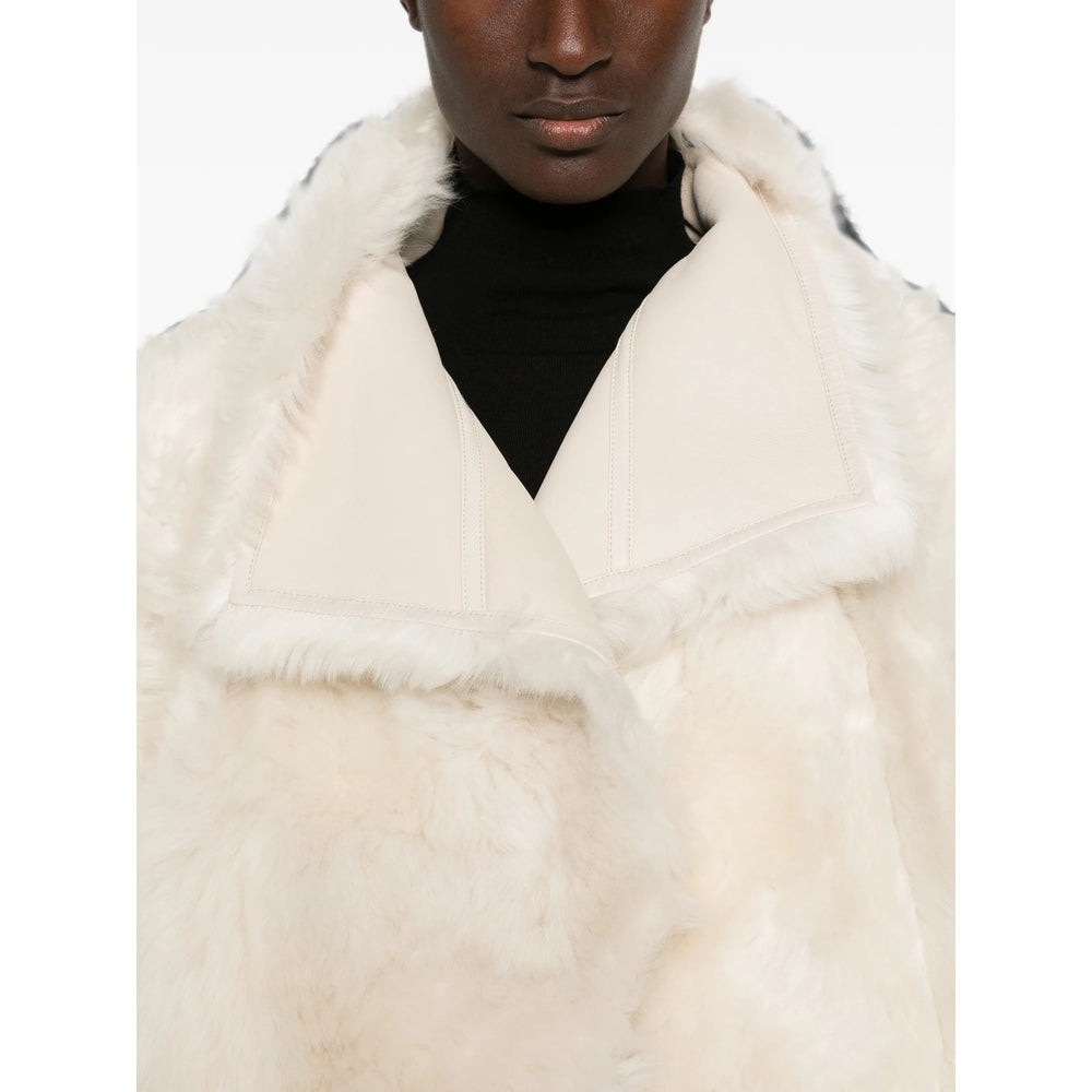 Yves Salomon Neutrals Jackets - Faux Fur & Shearling Jackets Women YVES SALOMON