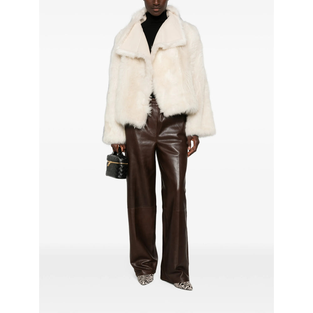 Yves Salomon Neutrals Jackets - Faux Fur & Shearling Jackets Women YVES SALOMON