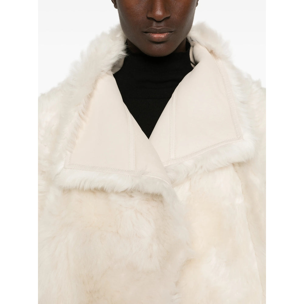 Yves Salomon Neutrals Jackets - Faux Fur & Shearling Jackets Women YVES SALOMON
