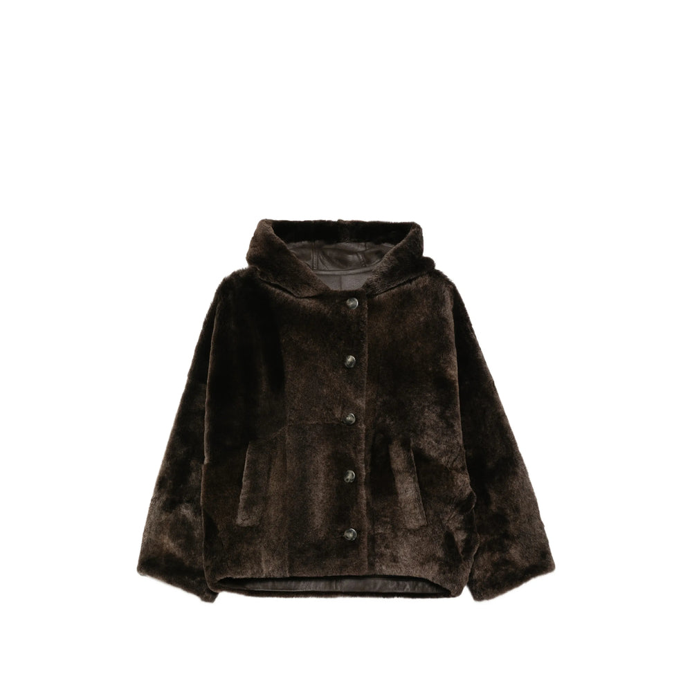 Yves Salomon Brown Jackets - Faux Fur & Shearling Jackets Women YVES SALOMON