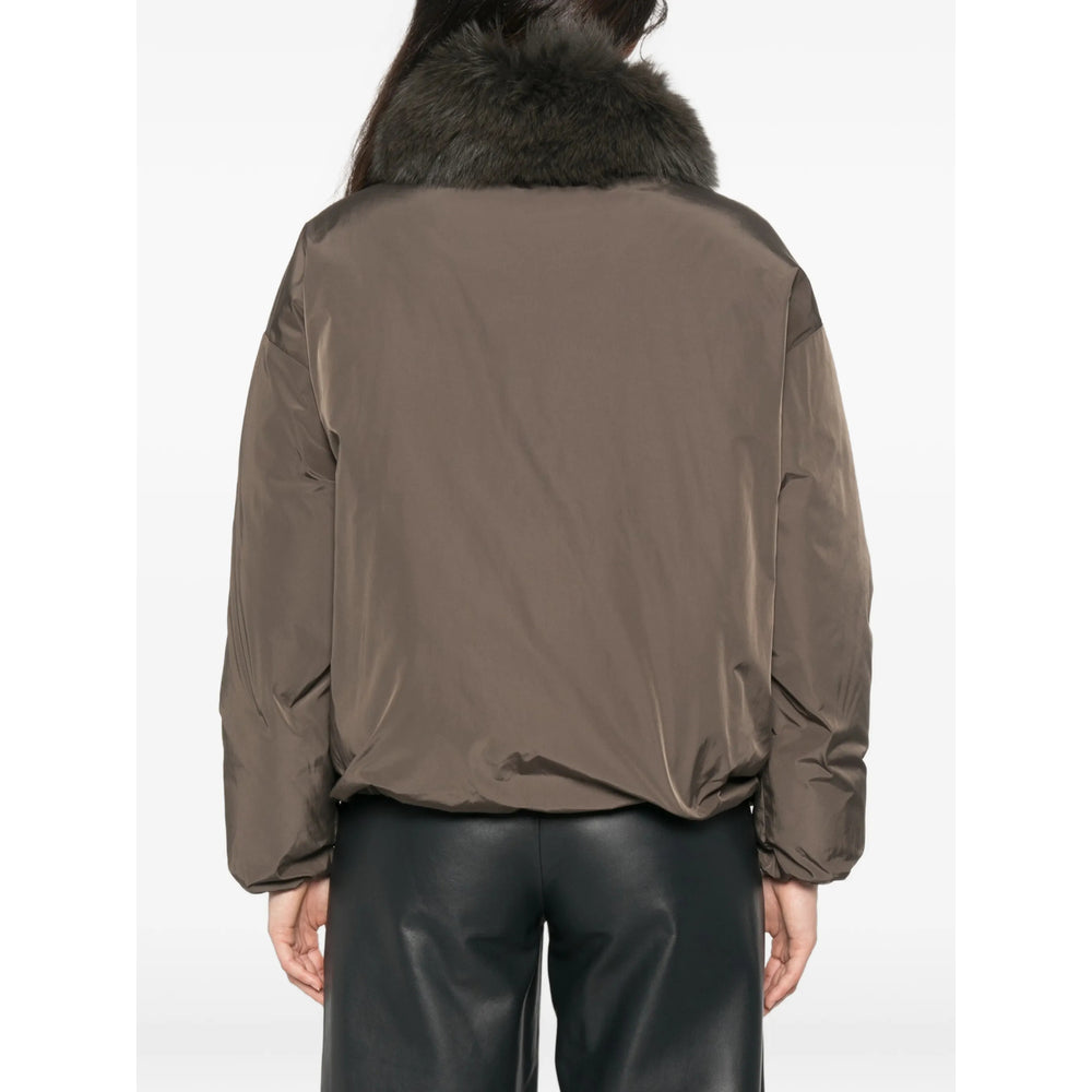 Yves Salomon Brown Jackets Women YVES SALOMON