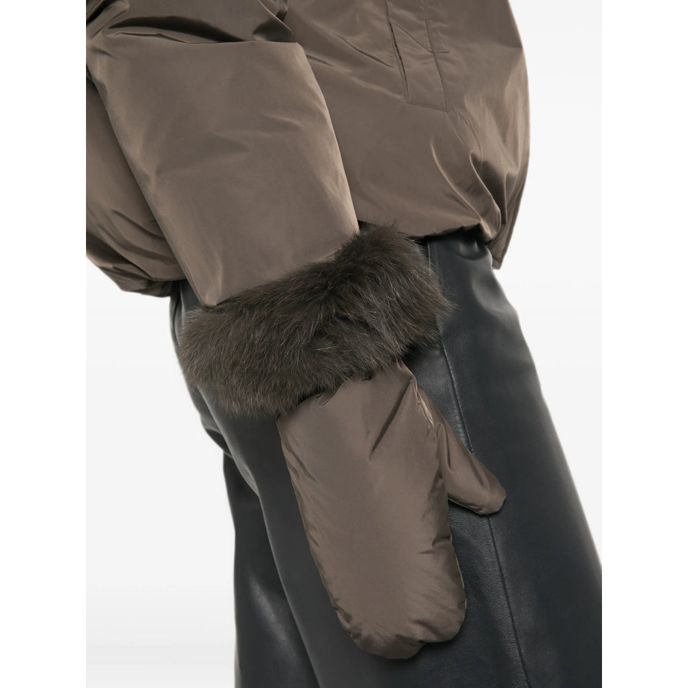 Yves Salomon Brown Jackets Women YVES SALOMON