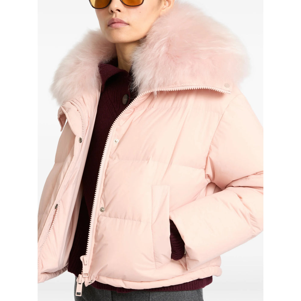 Yves Salomon Pink Jackets - Puffer Jackets Women YVES SALOMON