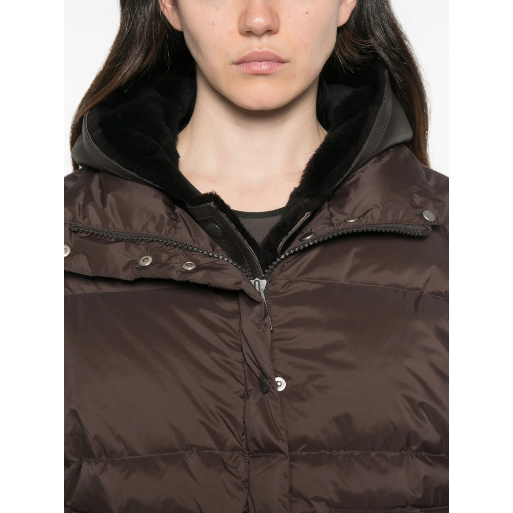 Yves Salomon Brown Jackets Women YVES SALOMON