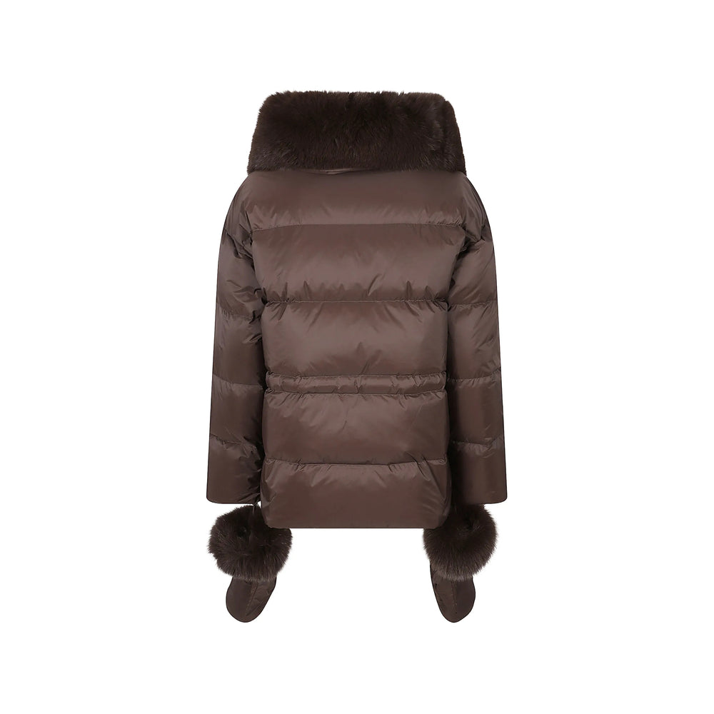 Yves Salomon Brown Jackets Women YVES SALOMON
