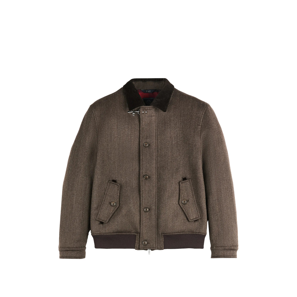 Fay Brown Jackets - Bomber Jackets Men FAY
