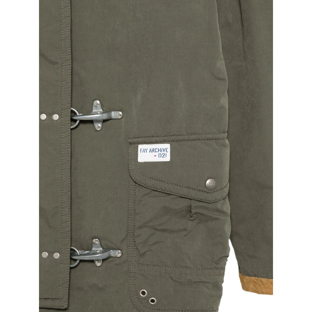 Fay Green Jackets - Military Jackets Men FAY