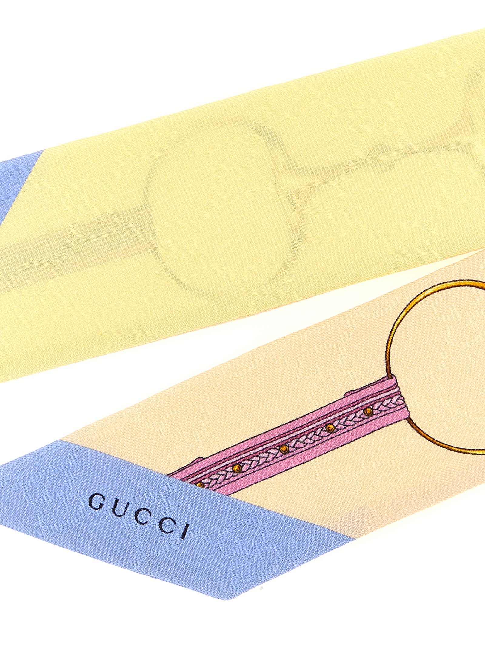 Gucci Women Double-Face Silk Ribbon GUCCI