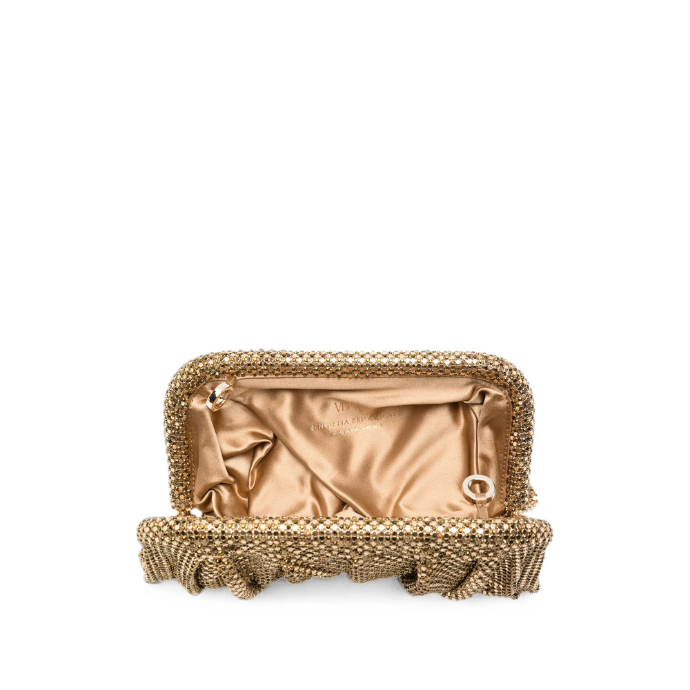Benedetta Bruzziches Gold Clutch Bags Women BENEDETTA BRUZZICHES