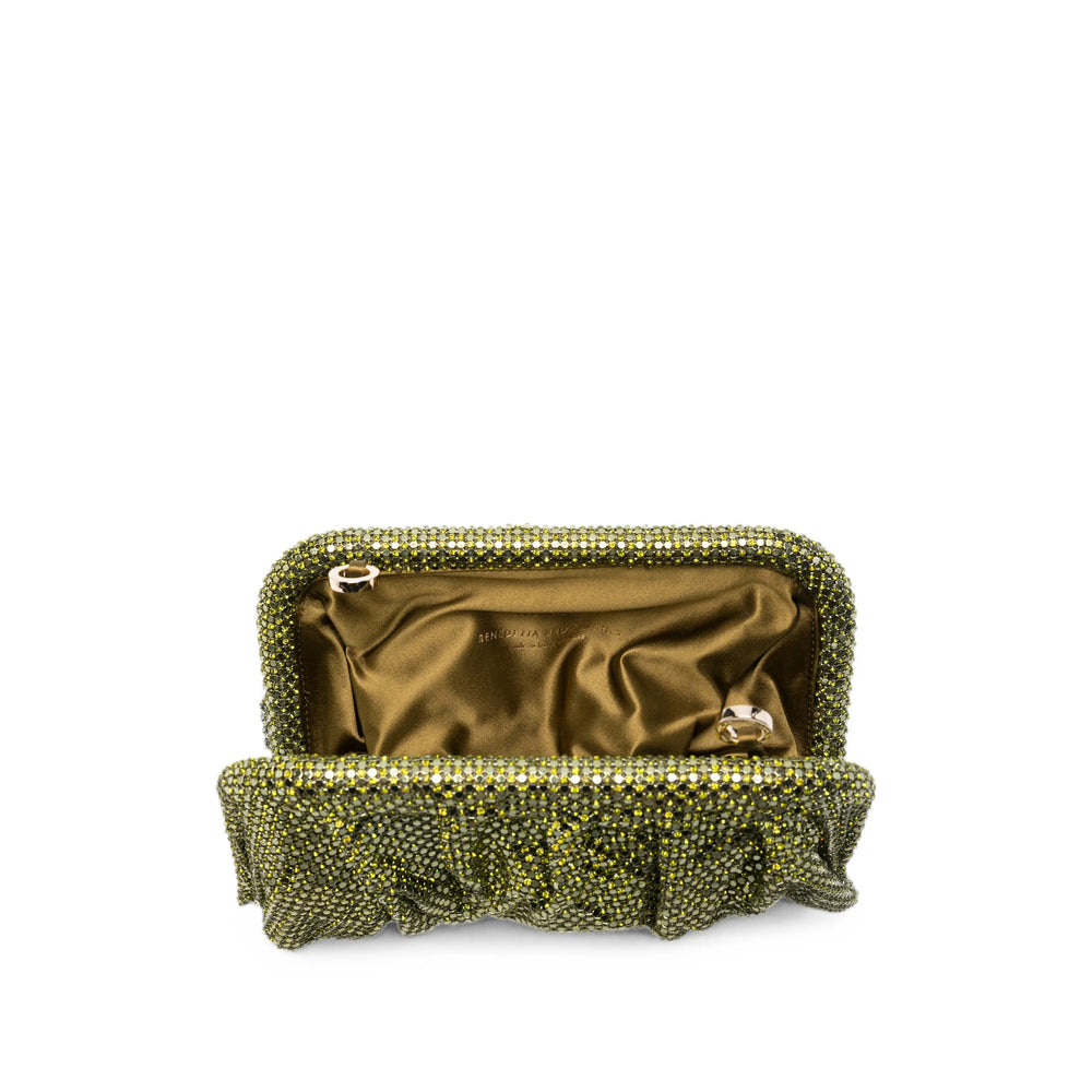 Benedetta Bruzziches Green Clutch Bags Women BENEDETTA BRUZZICHES