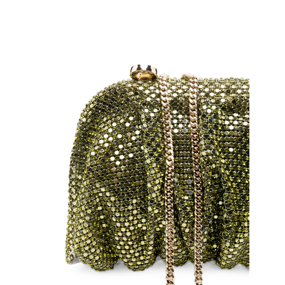 Benedetta Bruzziches Green Clutch Bags Women BENEDETTA BRUZZICHES