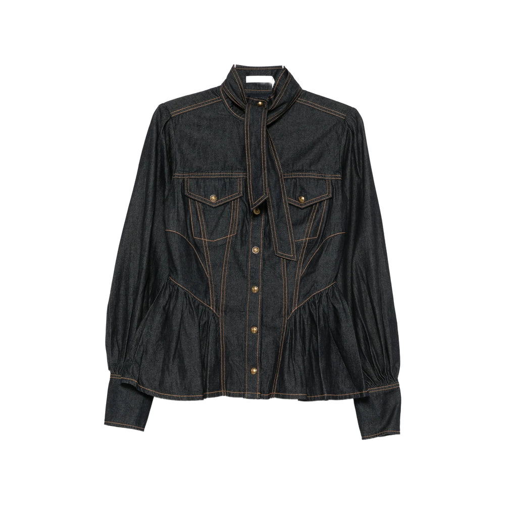 Zimmermann Blue Tops - Shirts Women ZIMMERMANN