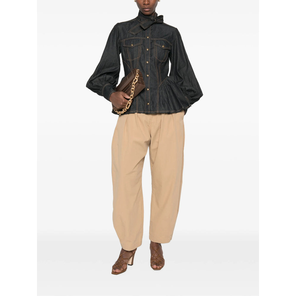 Zimmermann Blue Tops - Shirts Women ZIMMERMANN