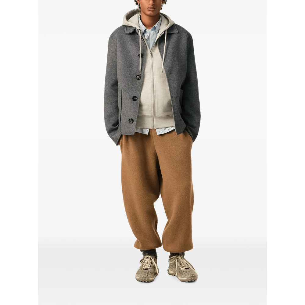 Ami Paris Grey Jackets - Shirt Jackets Men AMI PARIS