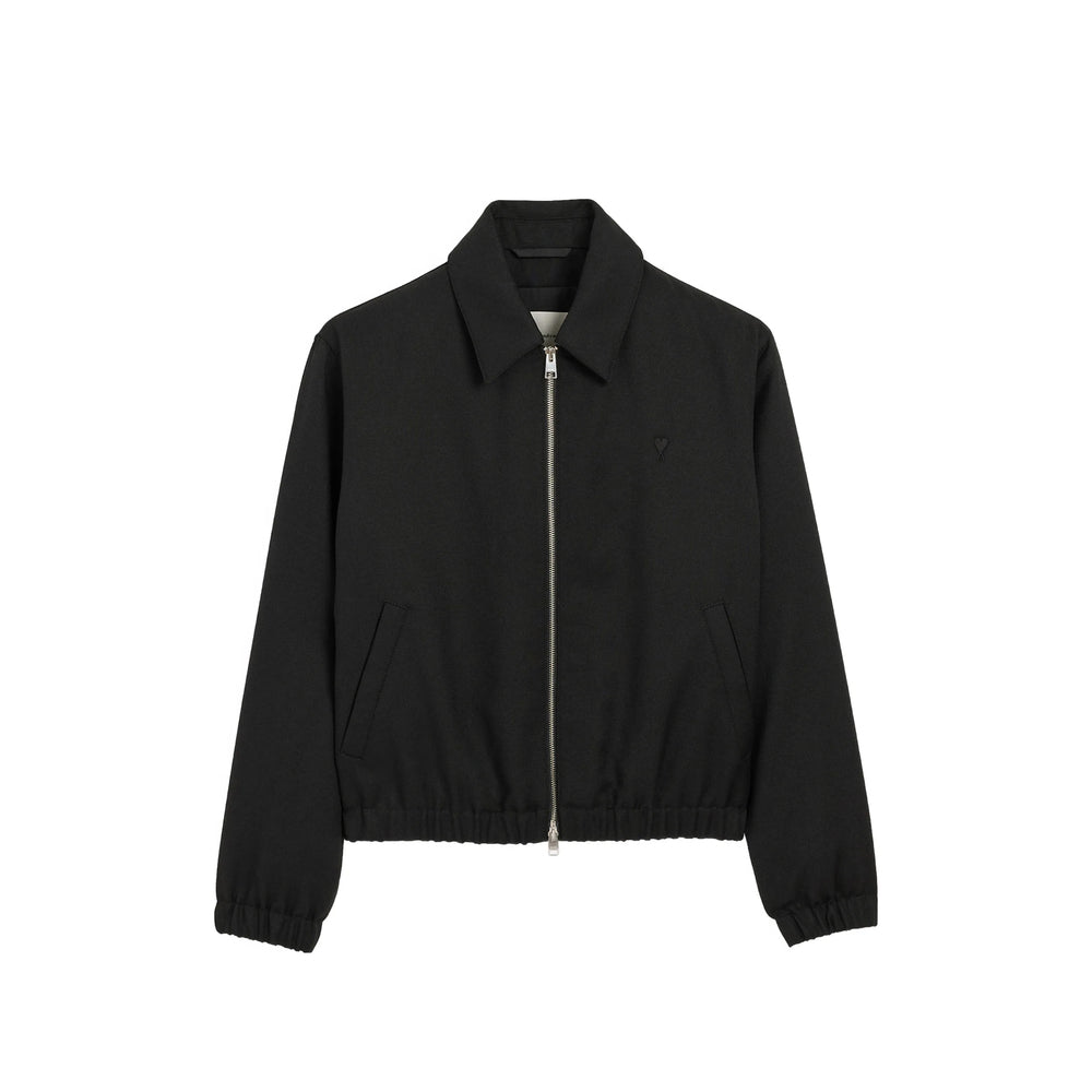 Ami Paris Black Jackets - Padded & Down Jackets Men AMI PARIS