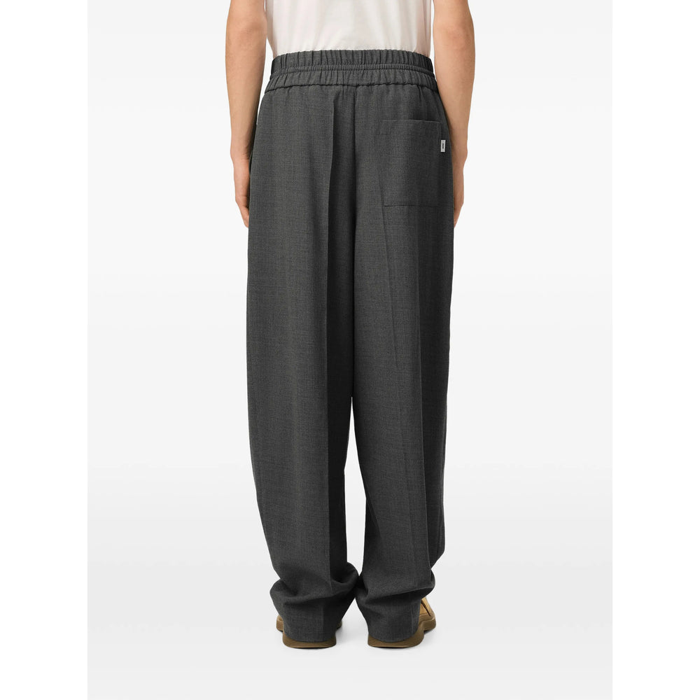 Ami Paris Grey Trousers - Regular & Straight-Leg Trousers Men AMI PARIS