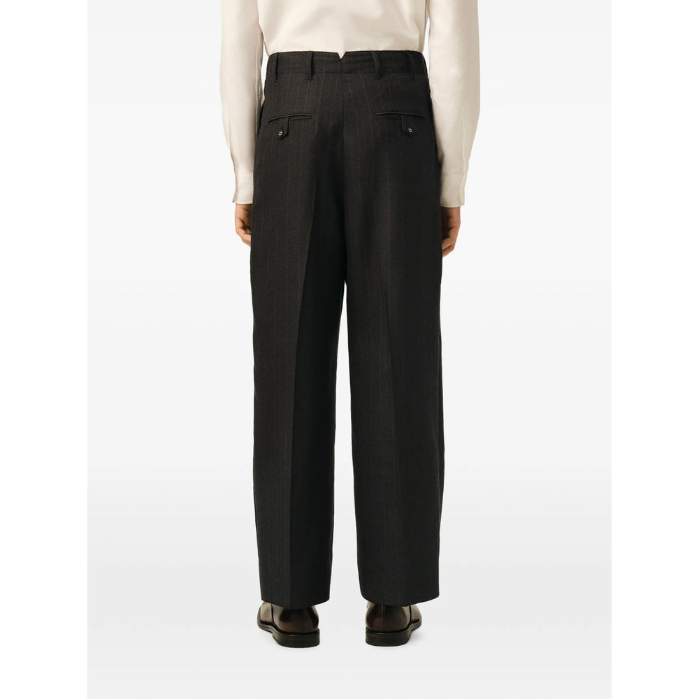 Ami Paris Grey Trousers - Tailored Trousers Men AMI PARIS