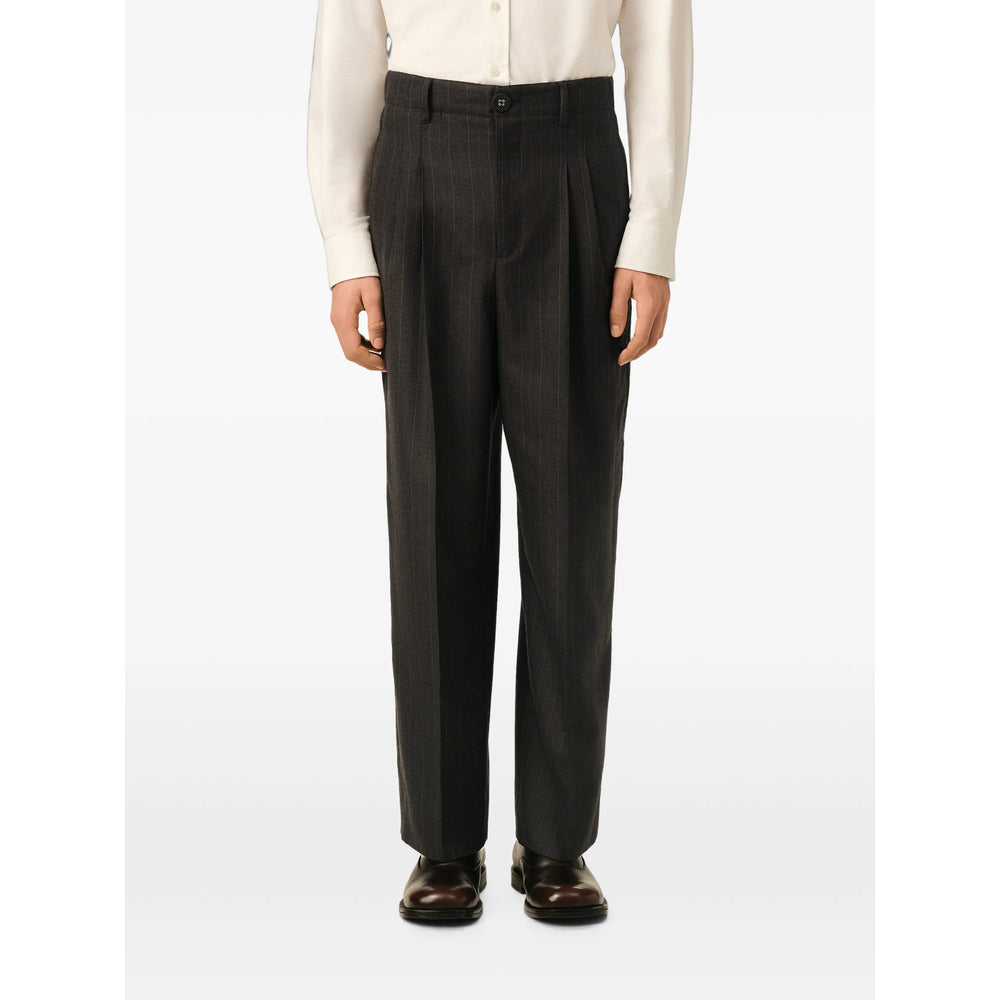 Ami Paris Grey Trousers - Tailored Trousers Men AMI PARIS
