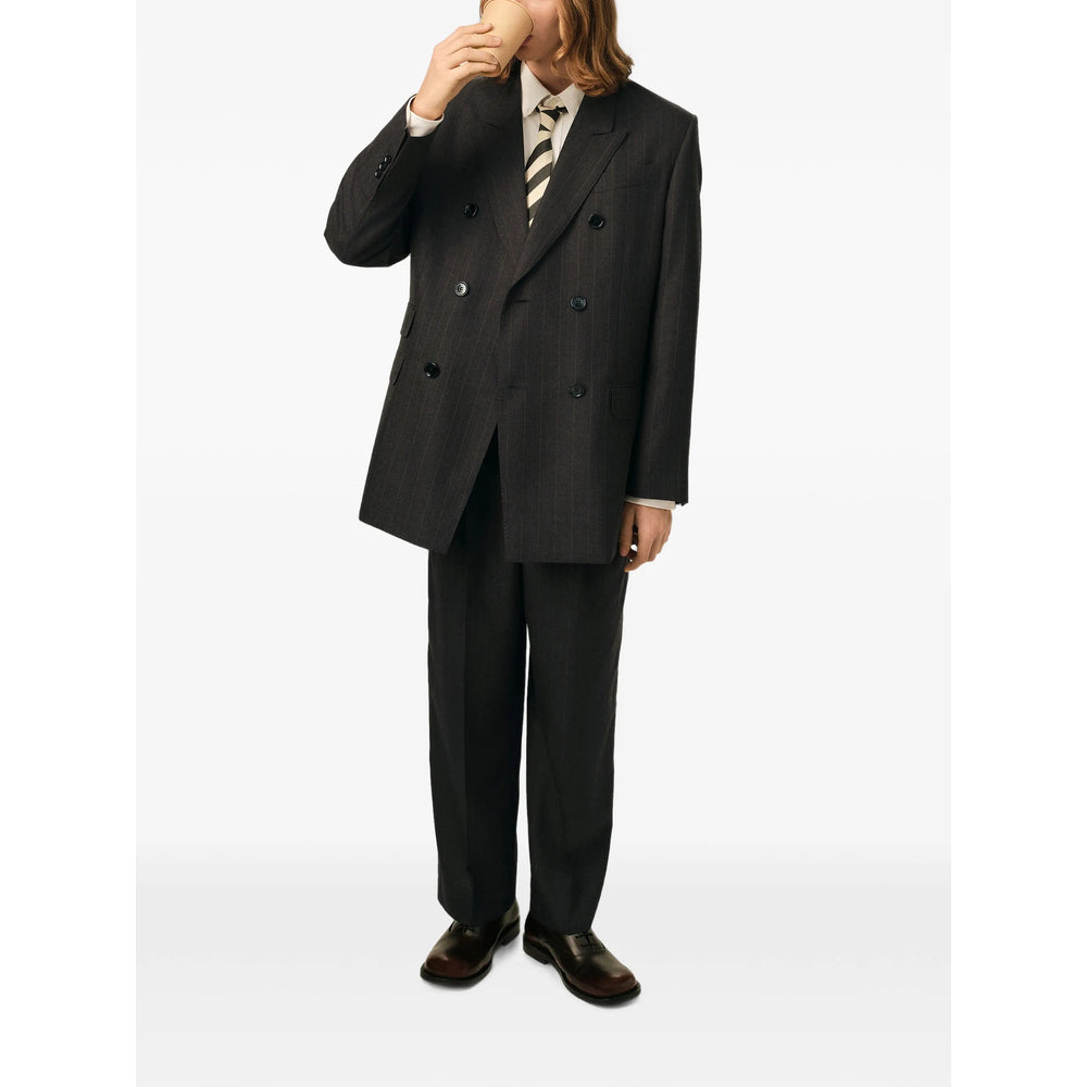 Ami Paris Grey Trousers - Tailored Trousers Men AMI PARIS