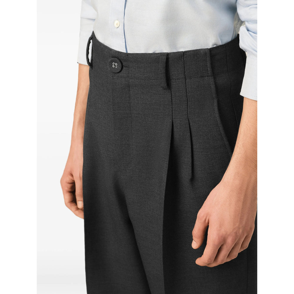 Ami Paris Grey Trousers - Tailored Trousers Men AMI PARIS