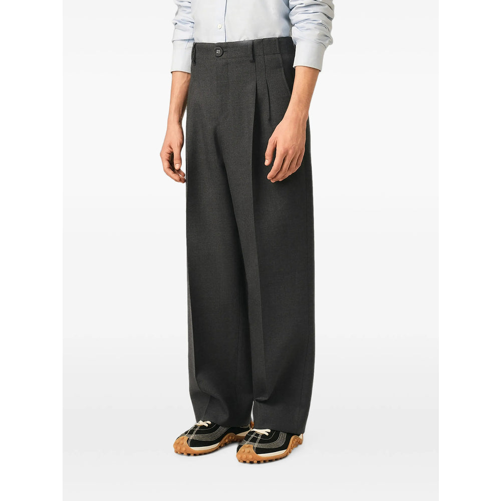 Ami Paris Grey Trousers - Tailored Trousers Men AMI PARIS