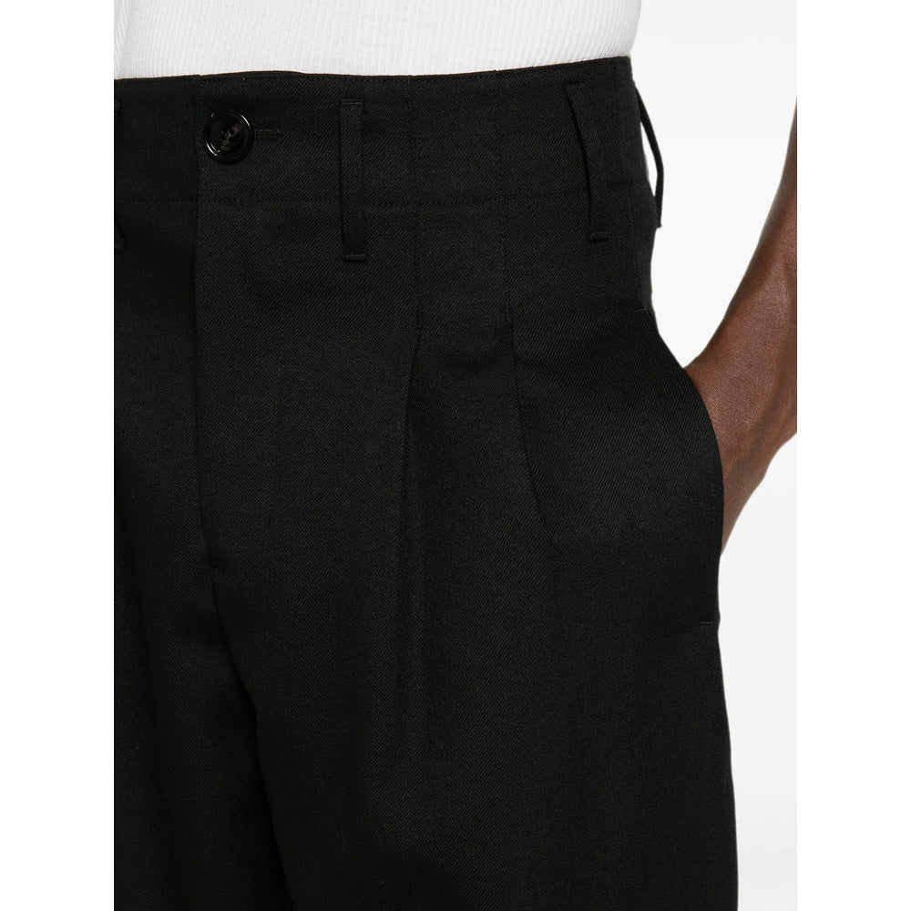 Ami Paris Black Trousers Men AMI PARIS